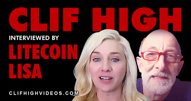 Clif High with Litecoin Lisa